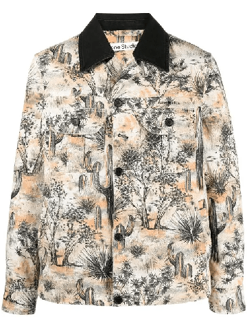 Acne Studios Desert Print Workwear Jacket
