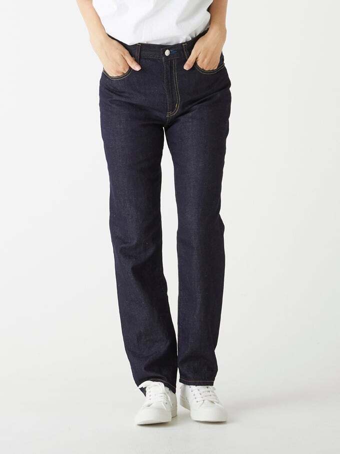caqu linen tapered straight