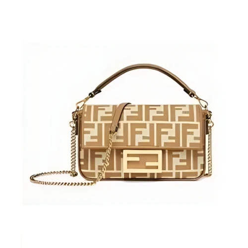 FENDI ベージュFFジャカードファブリック バッグ