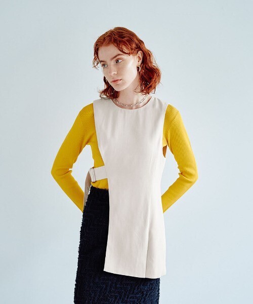 EMMA LIMBER Asymmetry Gilet（アシンメトリー ジレ）