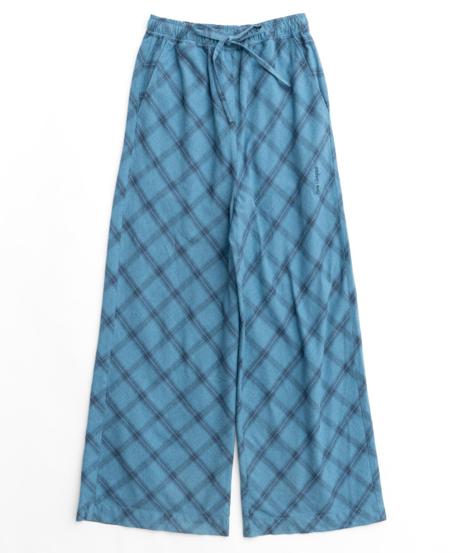 MAISON SPECIAL Random Checkered Easy Wide Pants