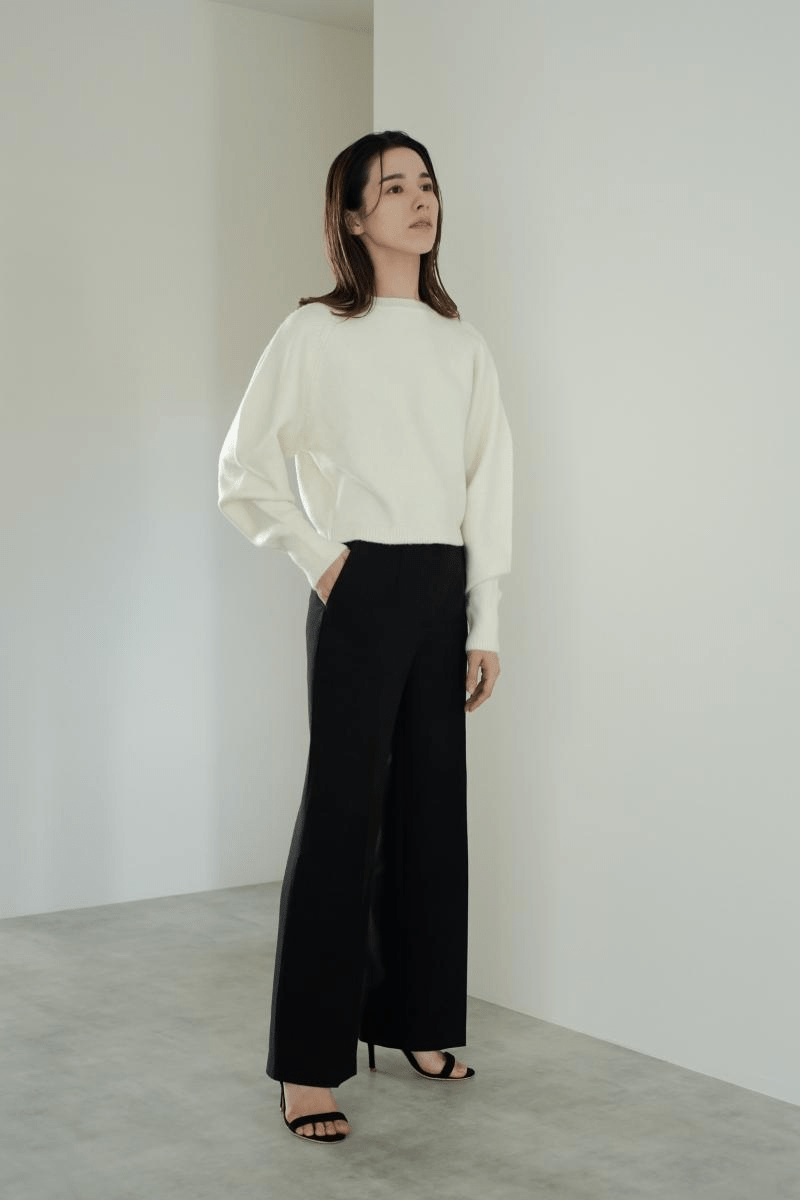 maison de Dolce. クルーネックニット【white】