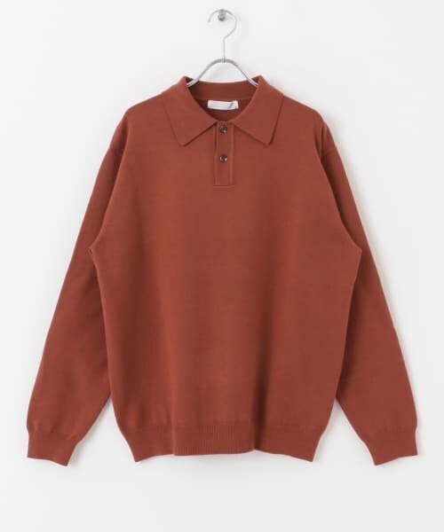 SENSE OF PLACE by URBAN RESEARCH ストレッチニットポロシャツ