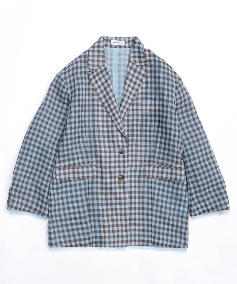 MAISON SPECIAL Sheer Over Size Jacket