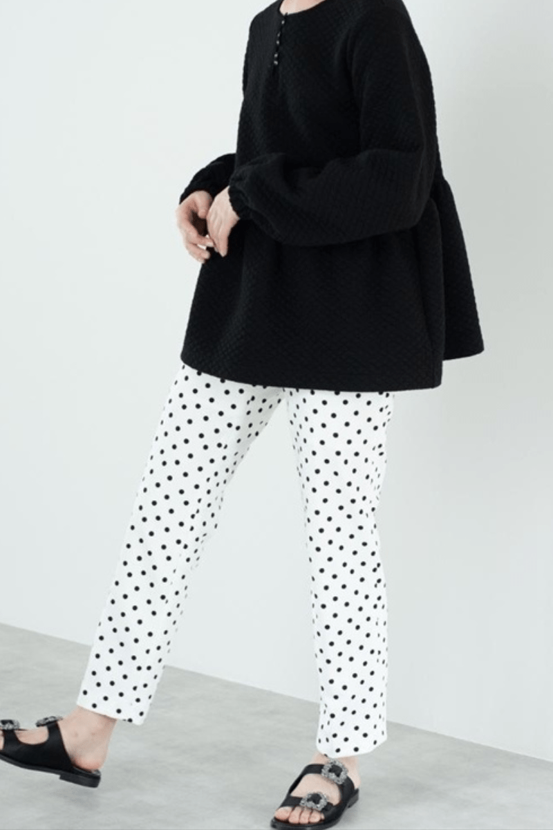 maison de Dolce. ドットパンツ【white】S