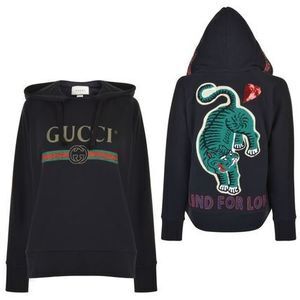 GUCCI ベンガル刺繍入り フード付きパーカー