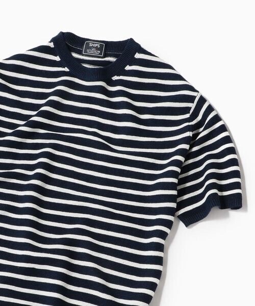 SHIPS SC: SAFILIN リネン ニット Tシャツ 19SS