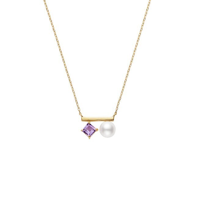 VA Vendome Aoyama ライトアメシスト 淡水パール ネックレス