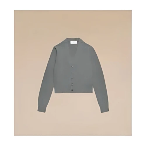 AMI Paris Tonal Ami De Coeur Cardigan