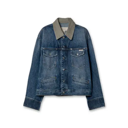 Calvin Klein 80S ICON FADED CK BLUE TRUCKER