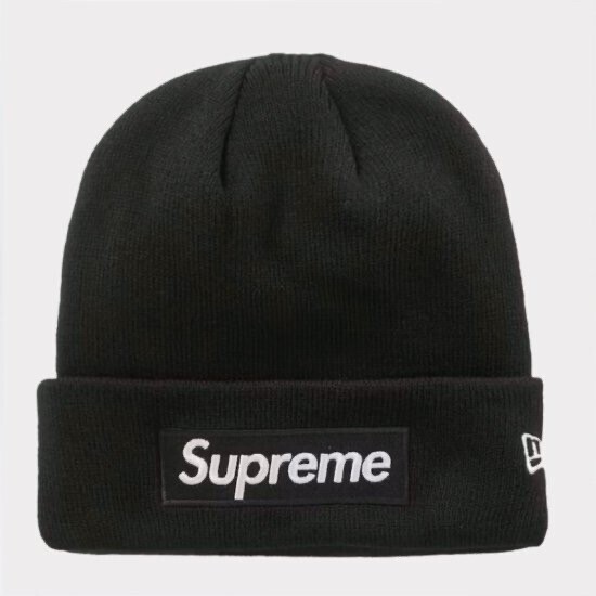 Supreme New Era Box Logo Beanie ニューエラボックスロゴビーニー ニット帽 ブラック 黒