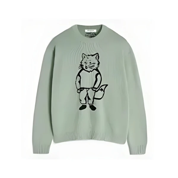 Maison Kitsune ドレスド フォックス インターシャ ジャンパー