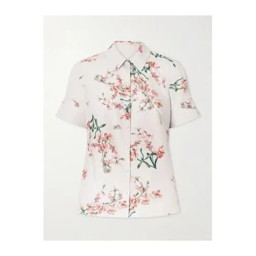 ERDEM Floral-print cotton-poplin shirt