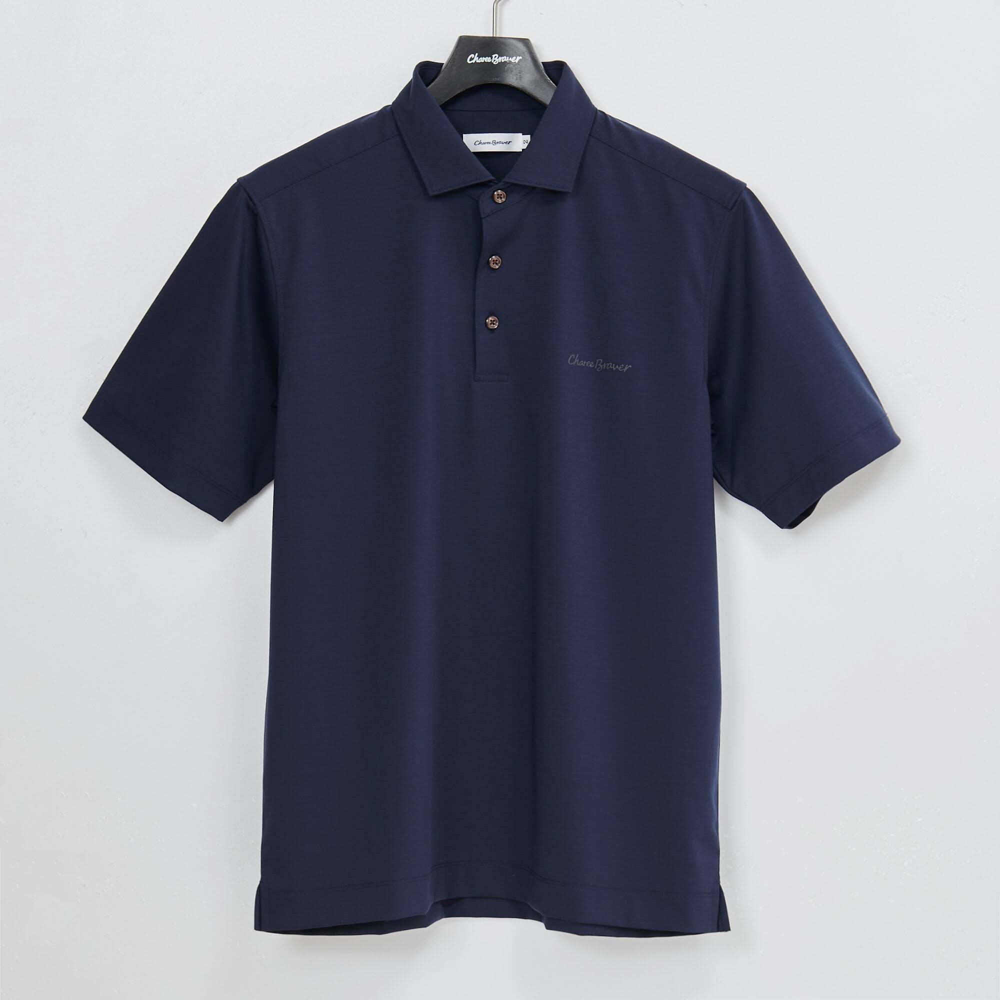 Charee Braver High Stretch Polo Shirts NAVY