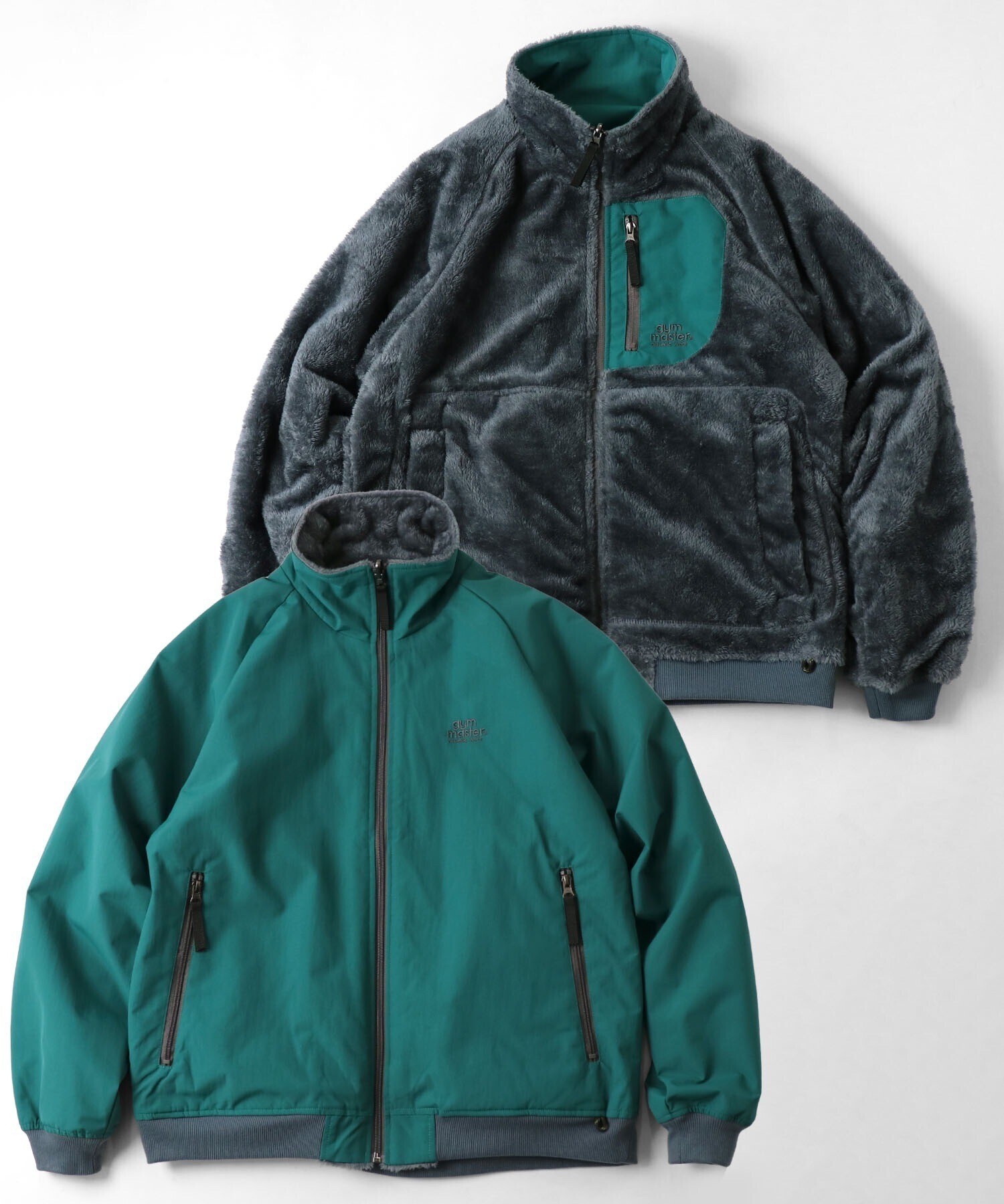 gym master リバーシブルタスロンｘボアスタンドJKT