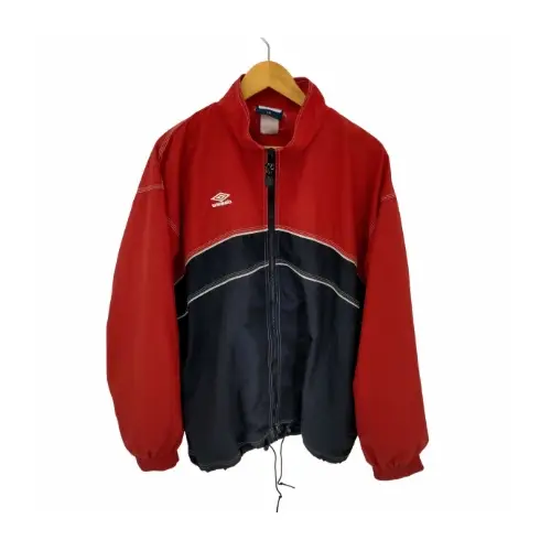 UMBRO バイカラー ジップアップナイロンジャケット