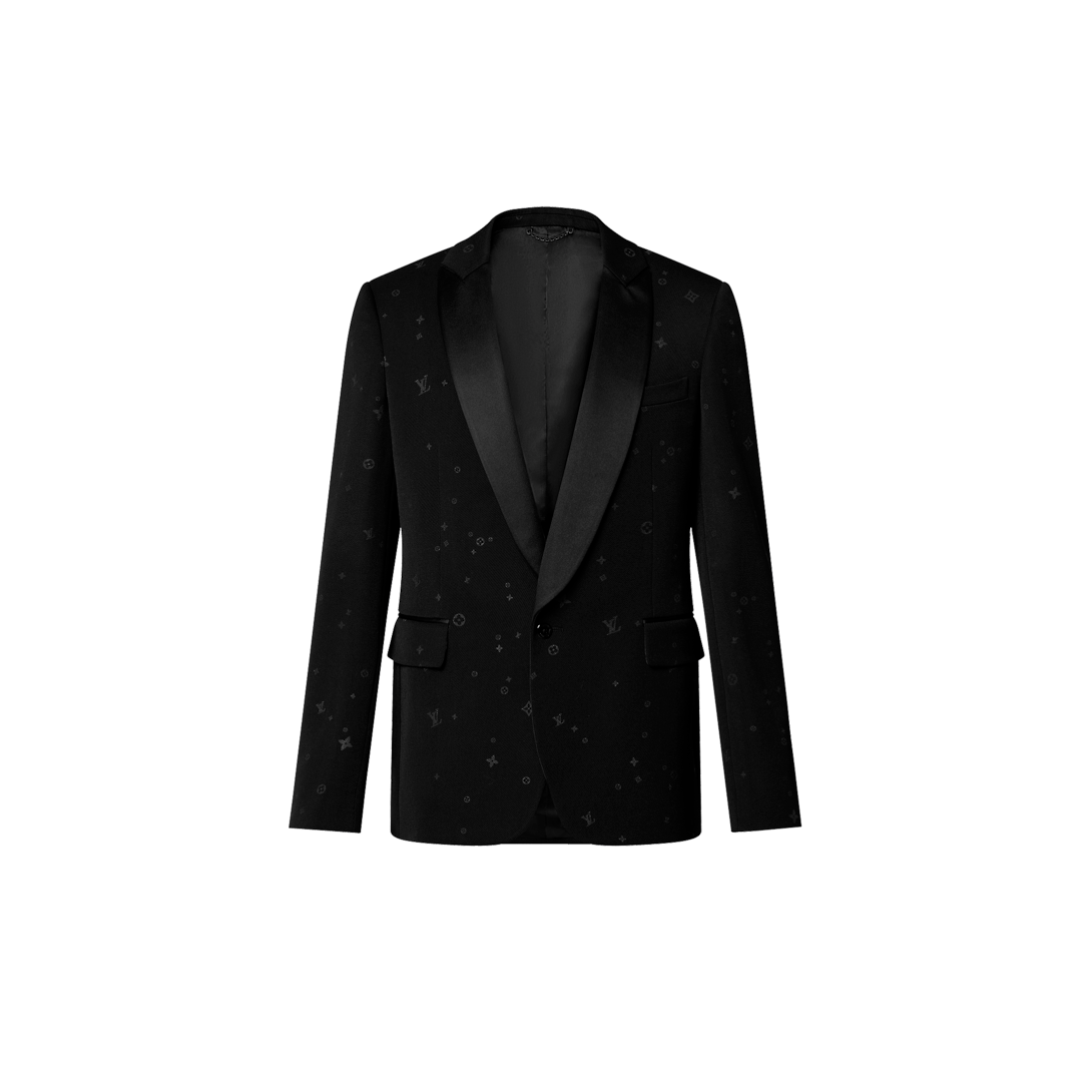 LOUIS VUITTON シングルブレステッドウールタキシードジャケット