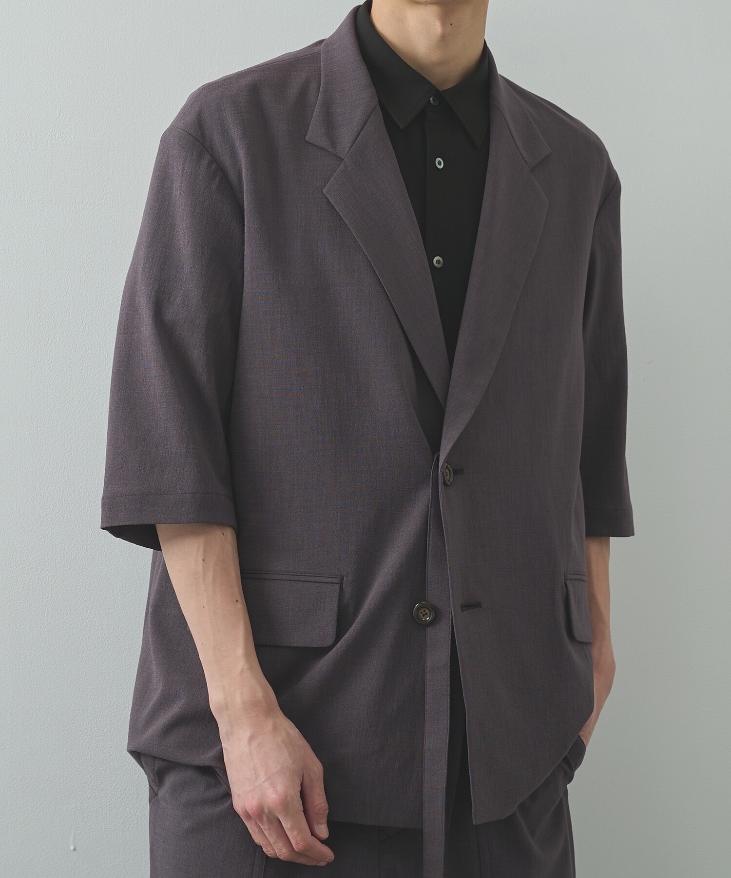 UJOH 【UJOH HOMME/ウジョー】2BS Belt Half Sleeve JKT