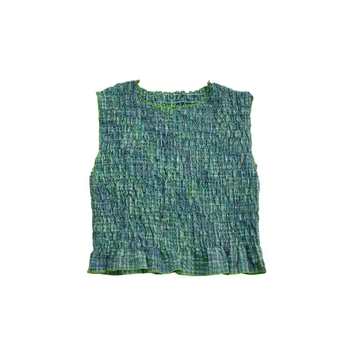 Torico Shirring Check Tops