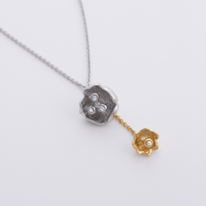 raffia 【 JC2438】JewCas 2016A/Wミュゲシルバーネックレス