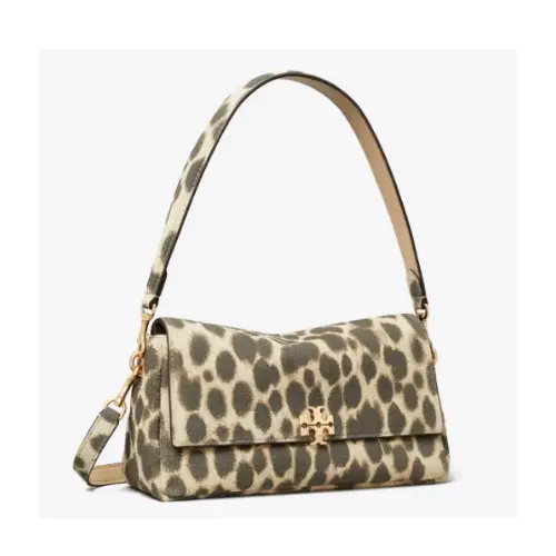 Tory Burch チャーリー スエード スモール ショルダーバッグ