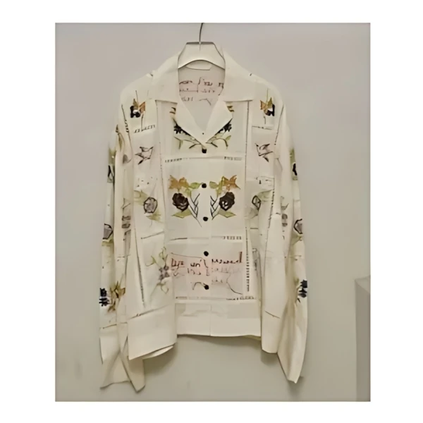 TODAYFUL Embroidery Patchwork Shirts