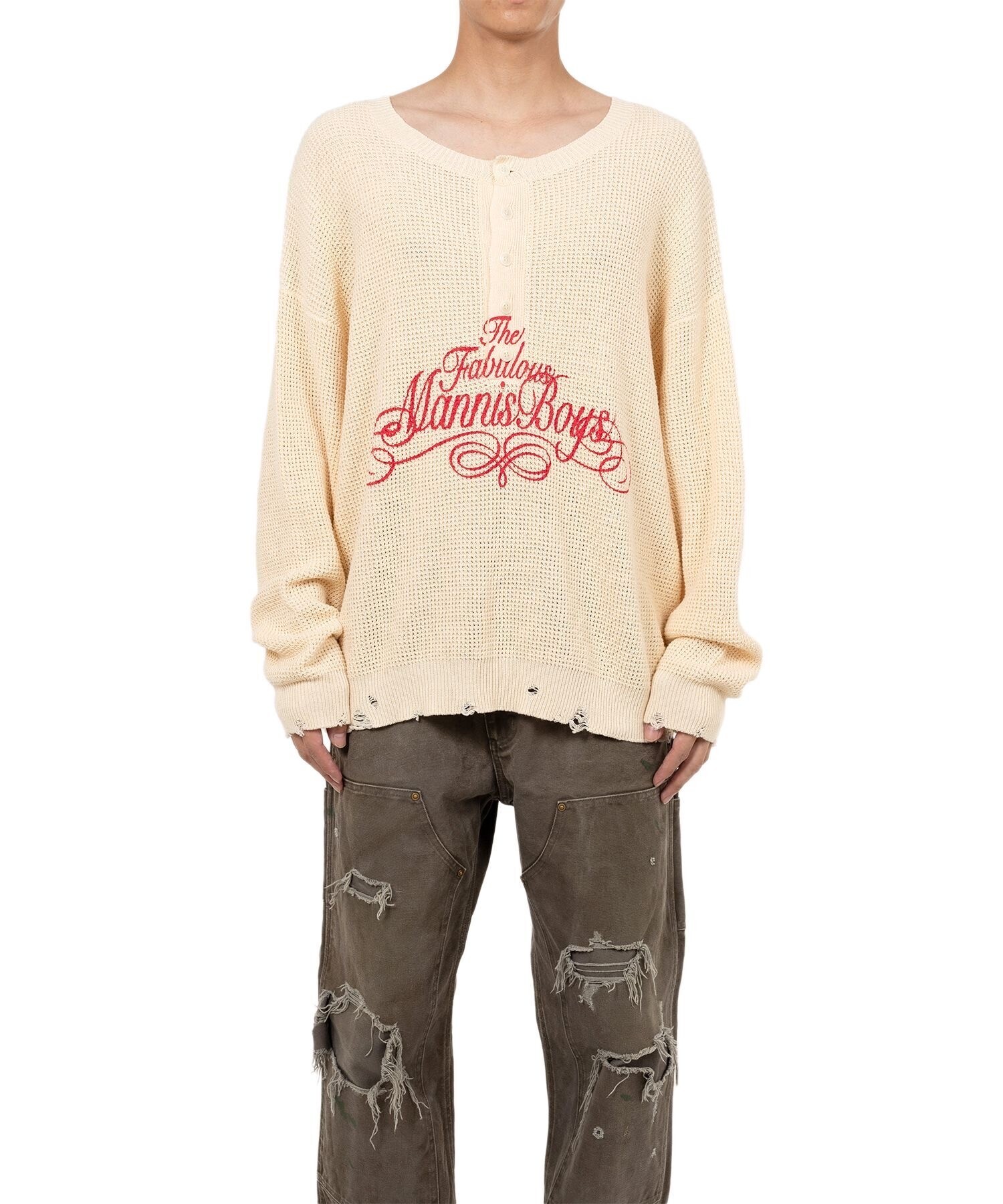 KAMIYA Henry Neck Knit Sweater