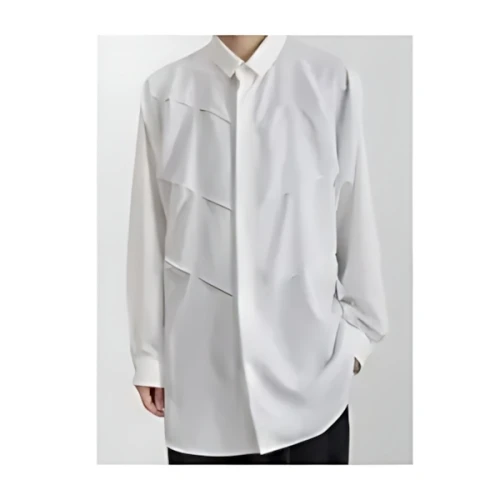 ato OVERSIZED PIN-TUCK SHIRTS