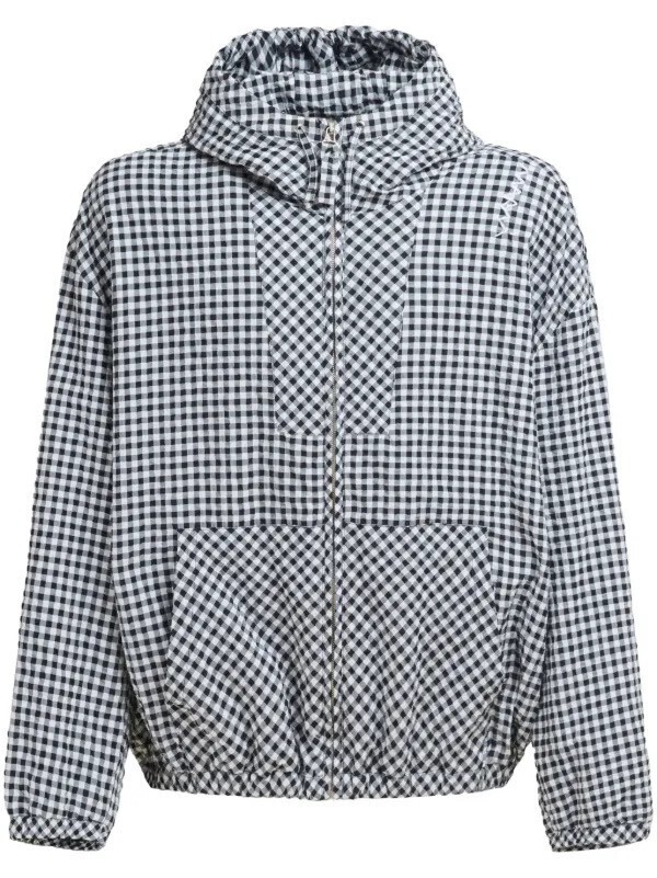 MARNI チェック フーデッド ジャケット