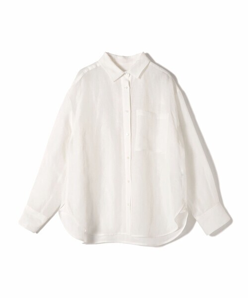 SHIPS 〈手洗い可能〉IMPERIAL LINEN 混 オーバー サイズ シャツ