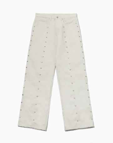 WESKEN Stud detail denim pants