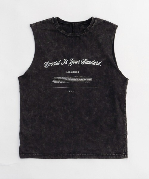 MAISON SPECIAL Slogan Tank Top