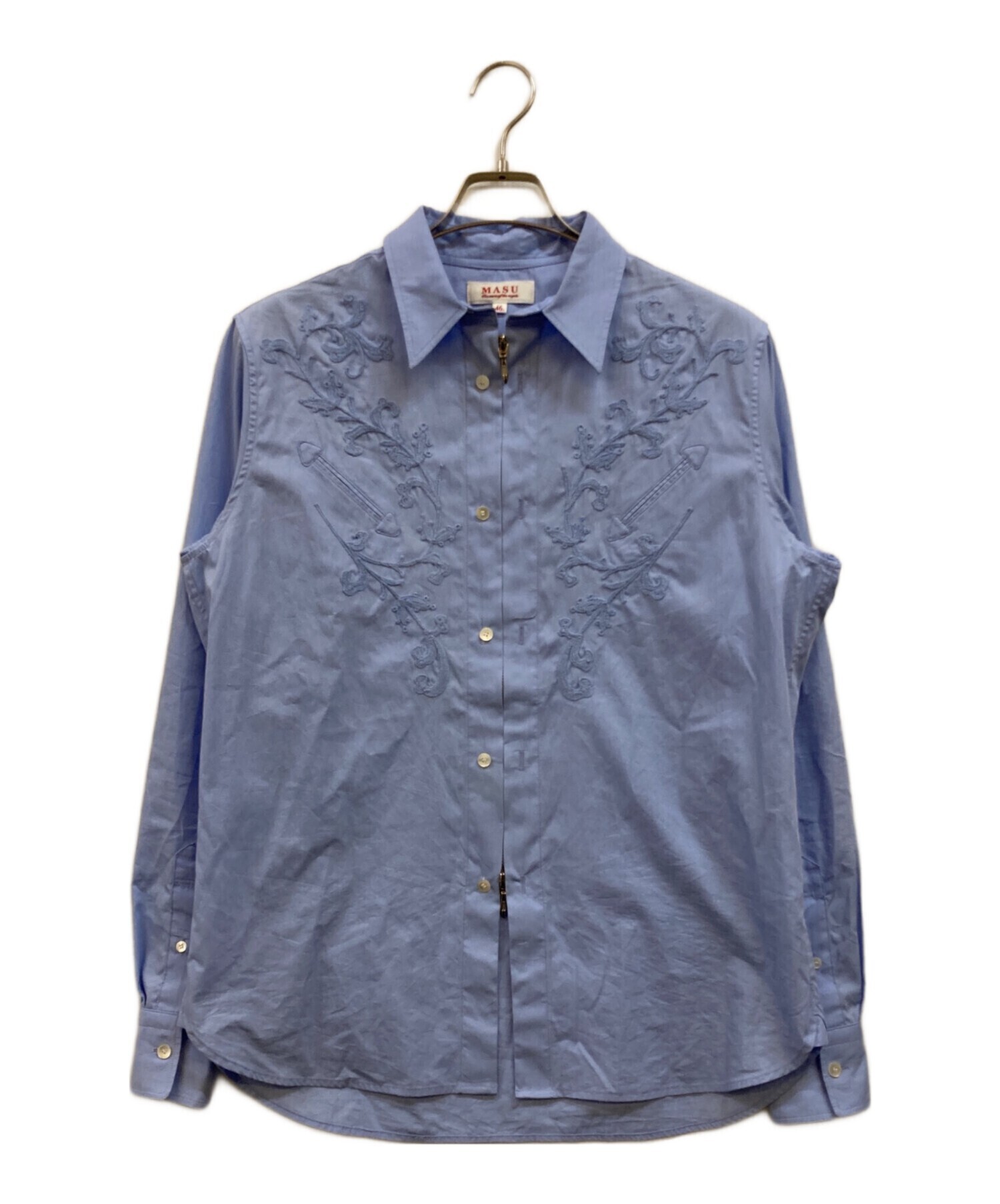 MASU RODEO ZIP-UP DRESS SHIRT