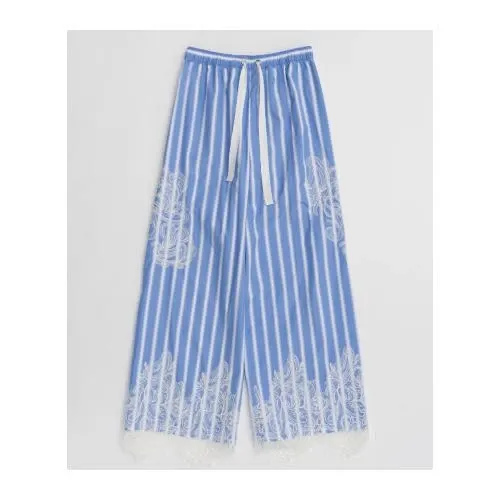 MAISON SPECIAL ワイドスカラップレースパンツ