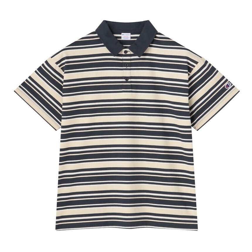 Champion ショートスリーブボーダーポロシャツ