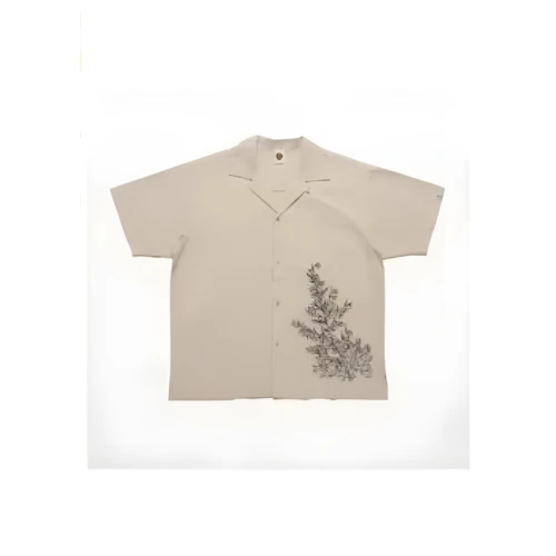 Bark at the Moon absinthe_open collar shirt