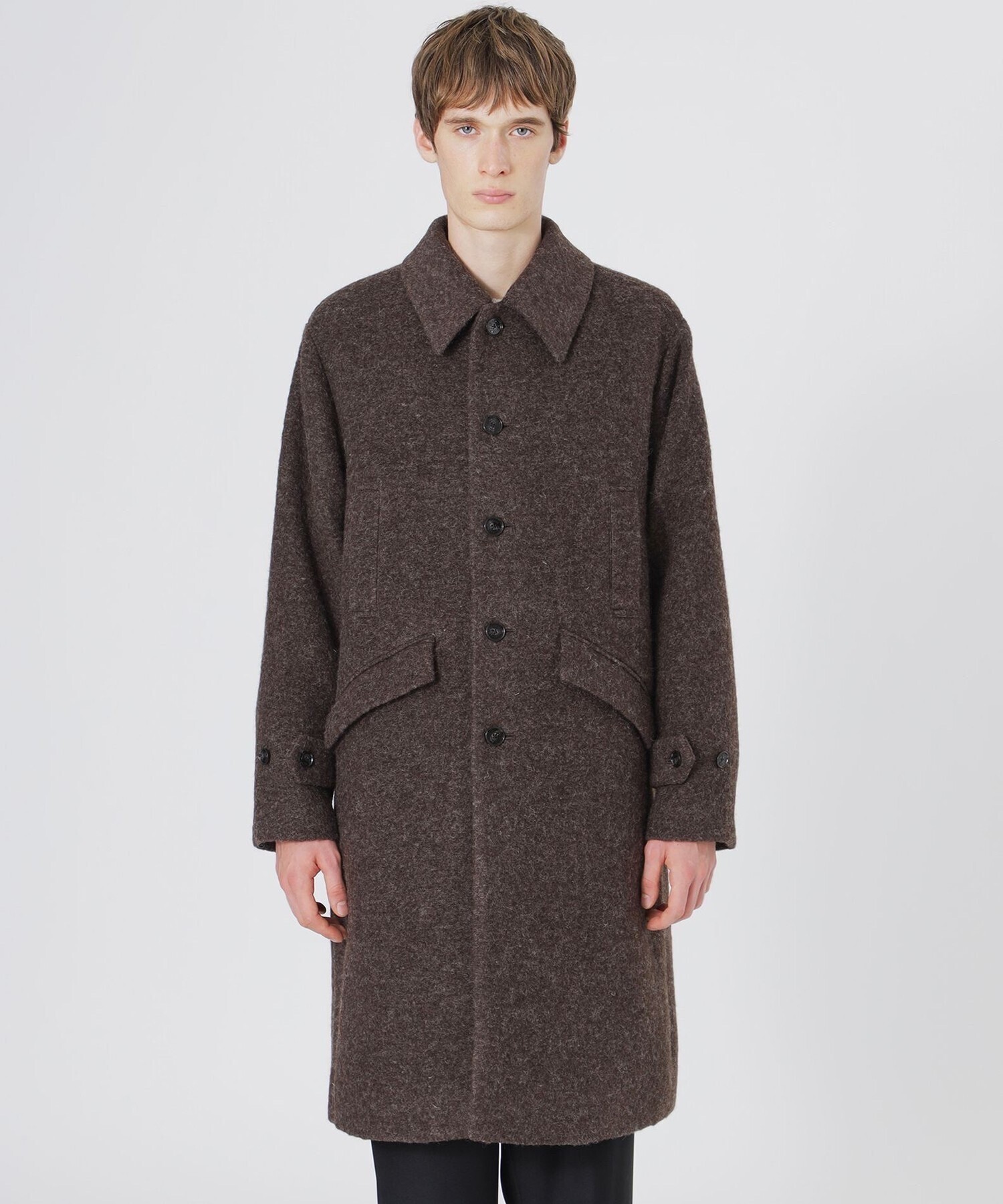 LOVELESS ウールデクステンカラーコート