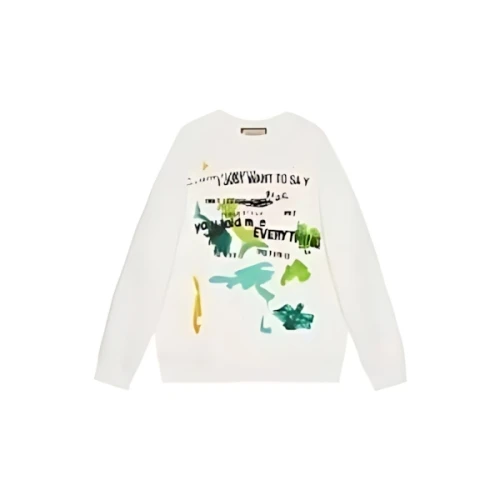 GUCCI In Manner of Speaking print sweatshirt