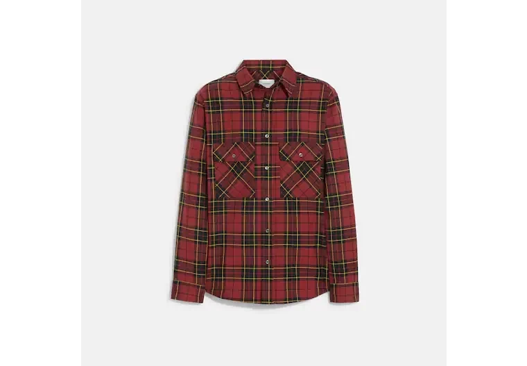 COACH リラックス ボタン アップ シャ