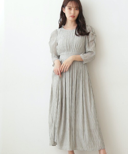 JILLSTUART ギャザースリーブワンピース