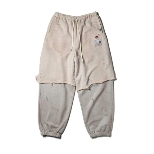 MIHARA YASUHIRO LAYERED PANTS / WHITE