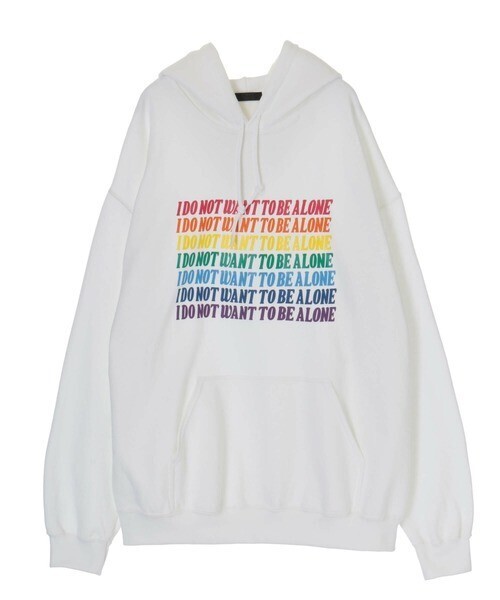 Candy Stripper RAINBOW LOGO パーカー