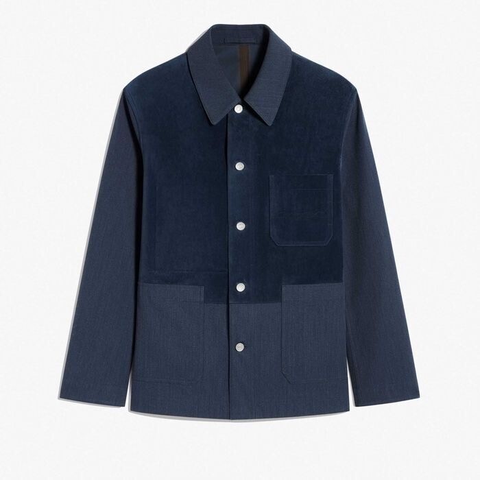 BERLUTI シャルボニエジャケット スエード デニム