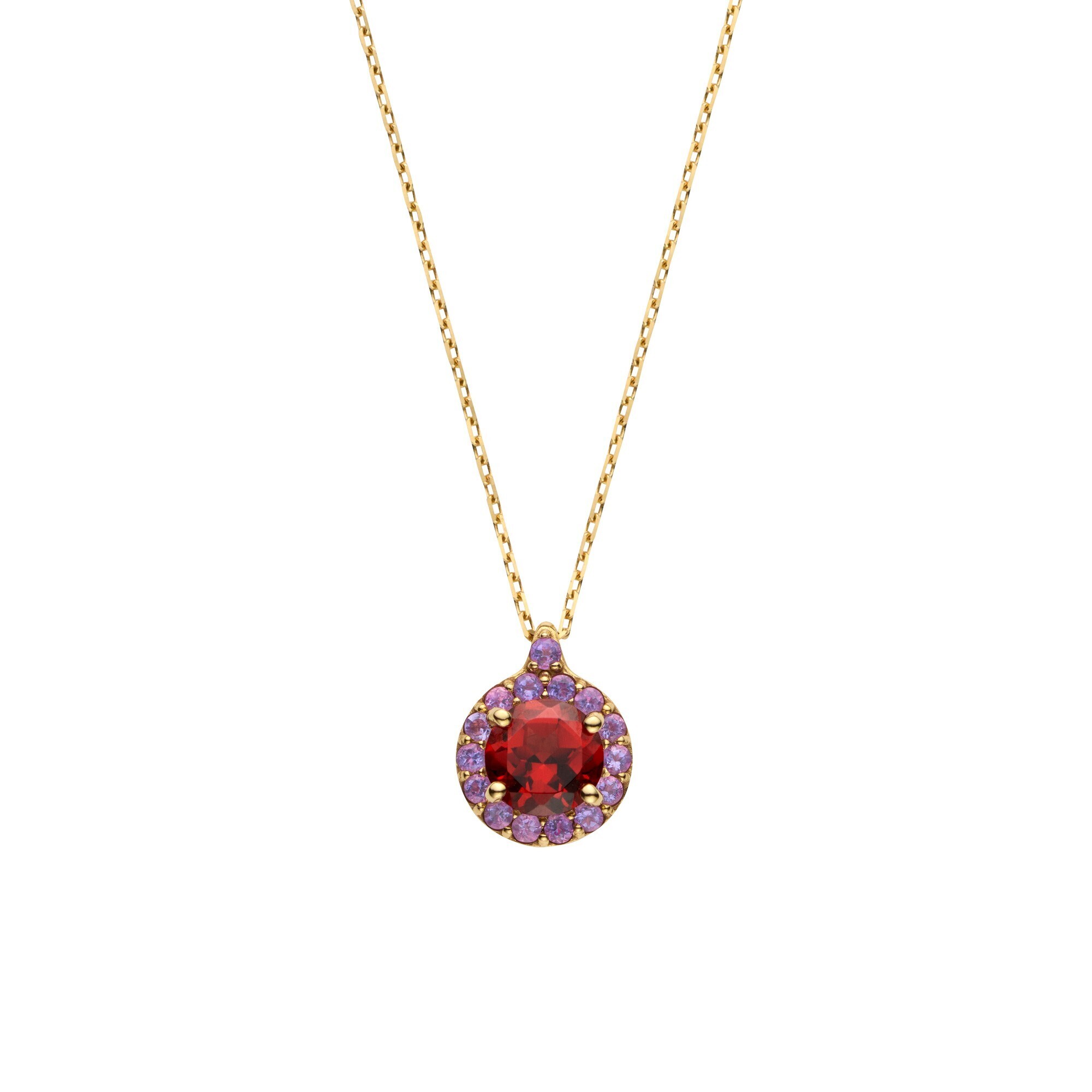 Vendome Aoyama ガーネット アメシスト ネックレス