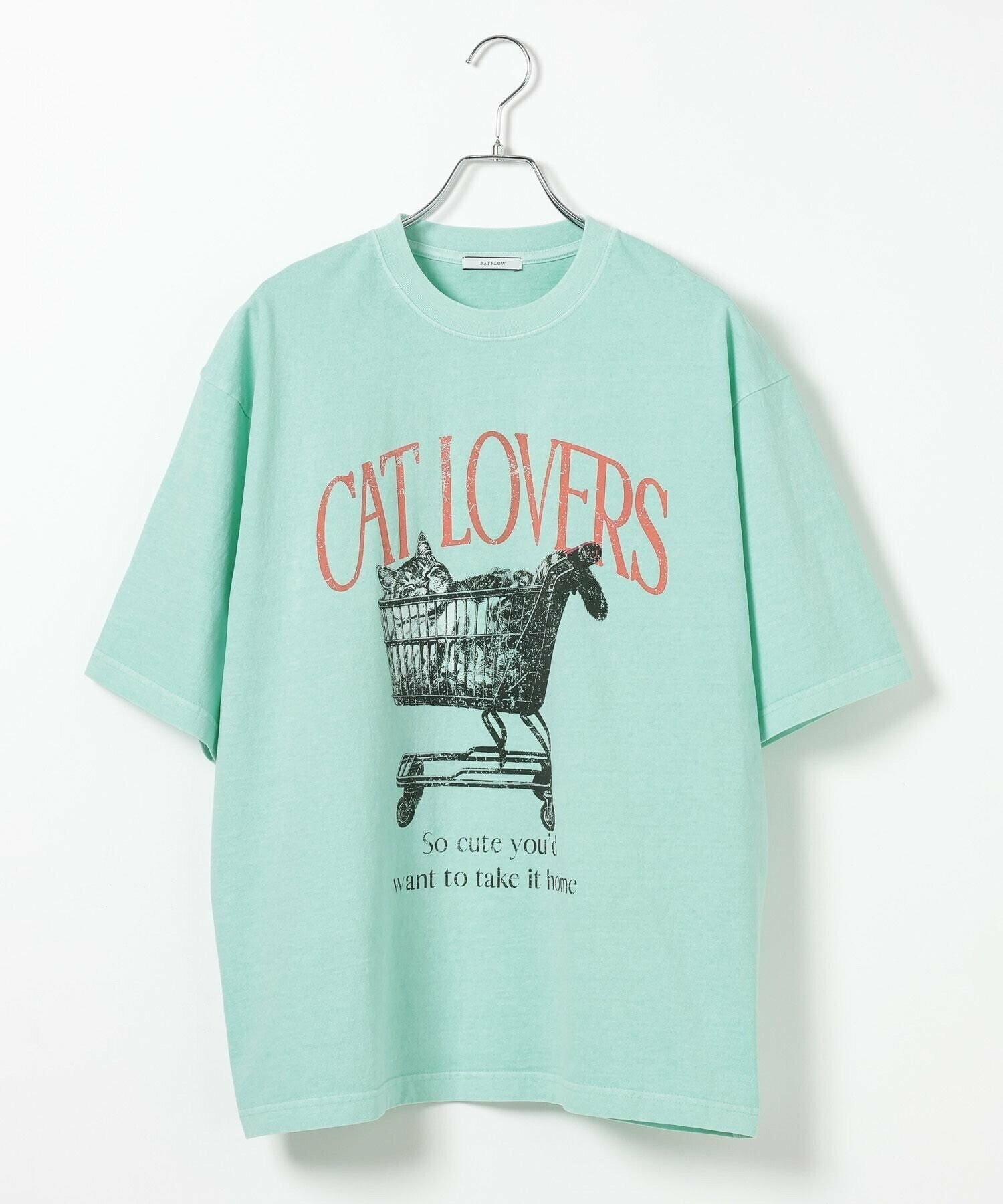 BAYFLOW ヴィンテージライクアニマルTシャツ