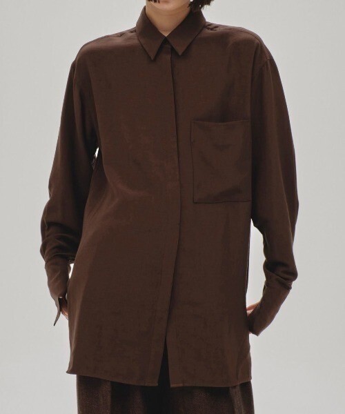 TODAYFUL TODAYFUL Backsatin Pocket Shirts 12510417