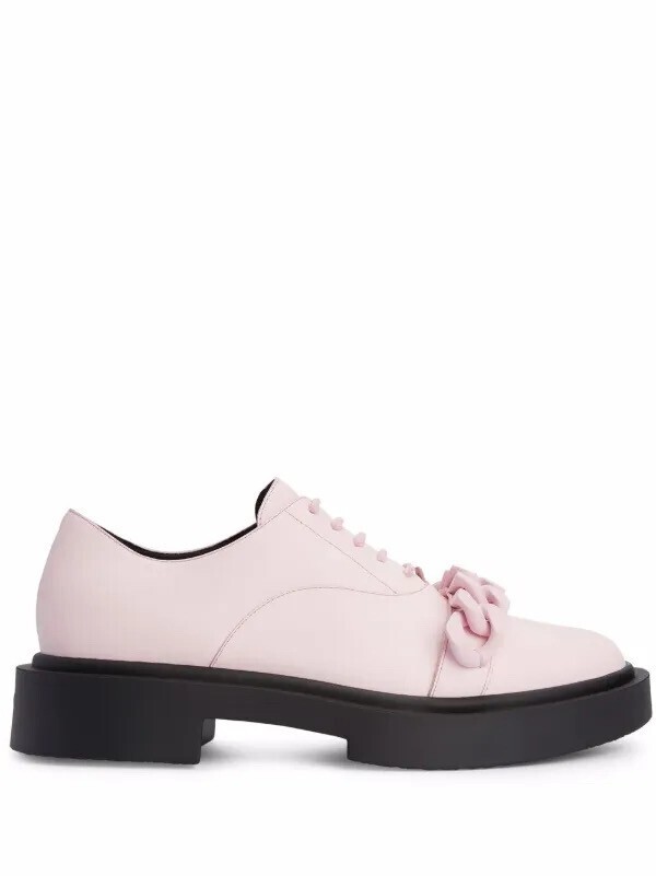 GIUSEPPE ZANOTTI Adric チェーントリム レースアップシューズ