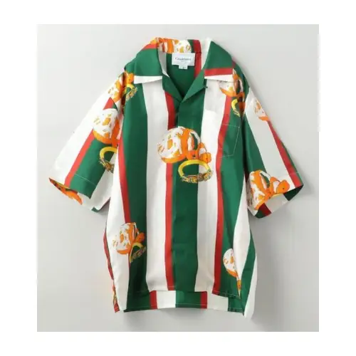 CASABLANCA ORANGE ST S/S SHIRT