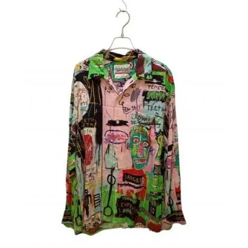 WACKO MARIA WACKO MARIA × JEAN-MICHEL BASQUIAT HAWAIIAN SHIRT