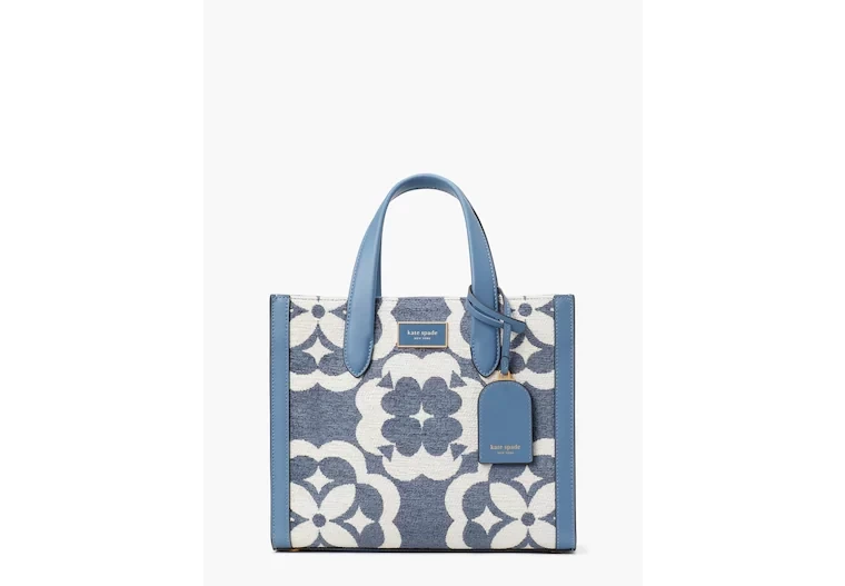 kate spade new york スペードフラワー モノグラム マンハッタン シェニール スモール トート